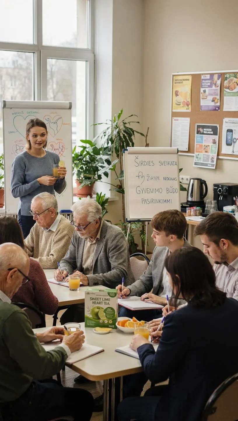 Mosambi arbatos mišinys, patiekiamas su natūraliu medumi.